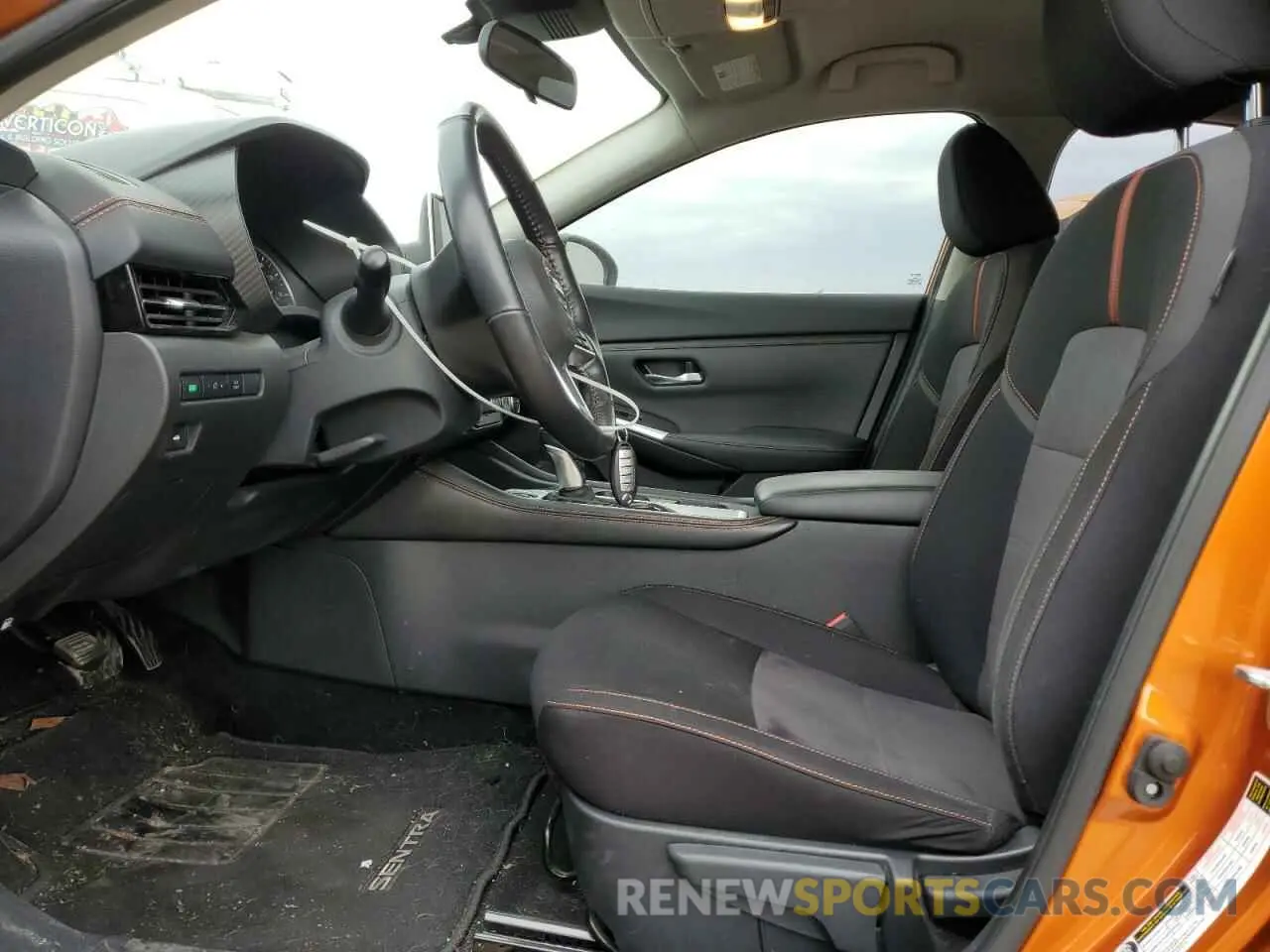 7 fotografías del automóvil dañado 3N1AB8DV5NY229471 NISSAN SENTRA 2022