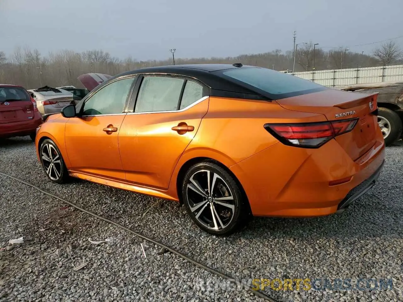 2 fotografías del automóvil dañado 3N1AB8DV5NY264172 NISSAN SENTRA 2022