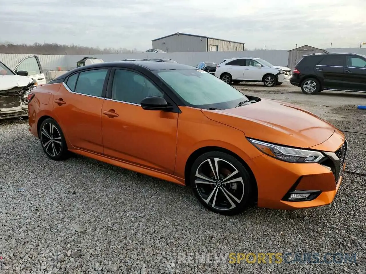 4 fotografías del automóvil dañado 3N1AB8DV5NY264172 NISSAN SENTRA 2022