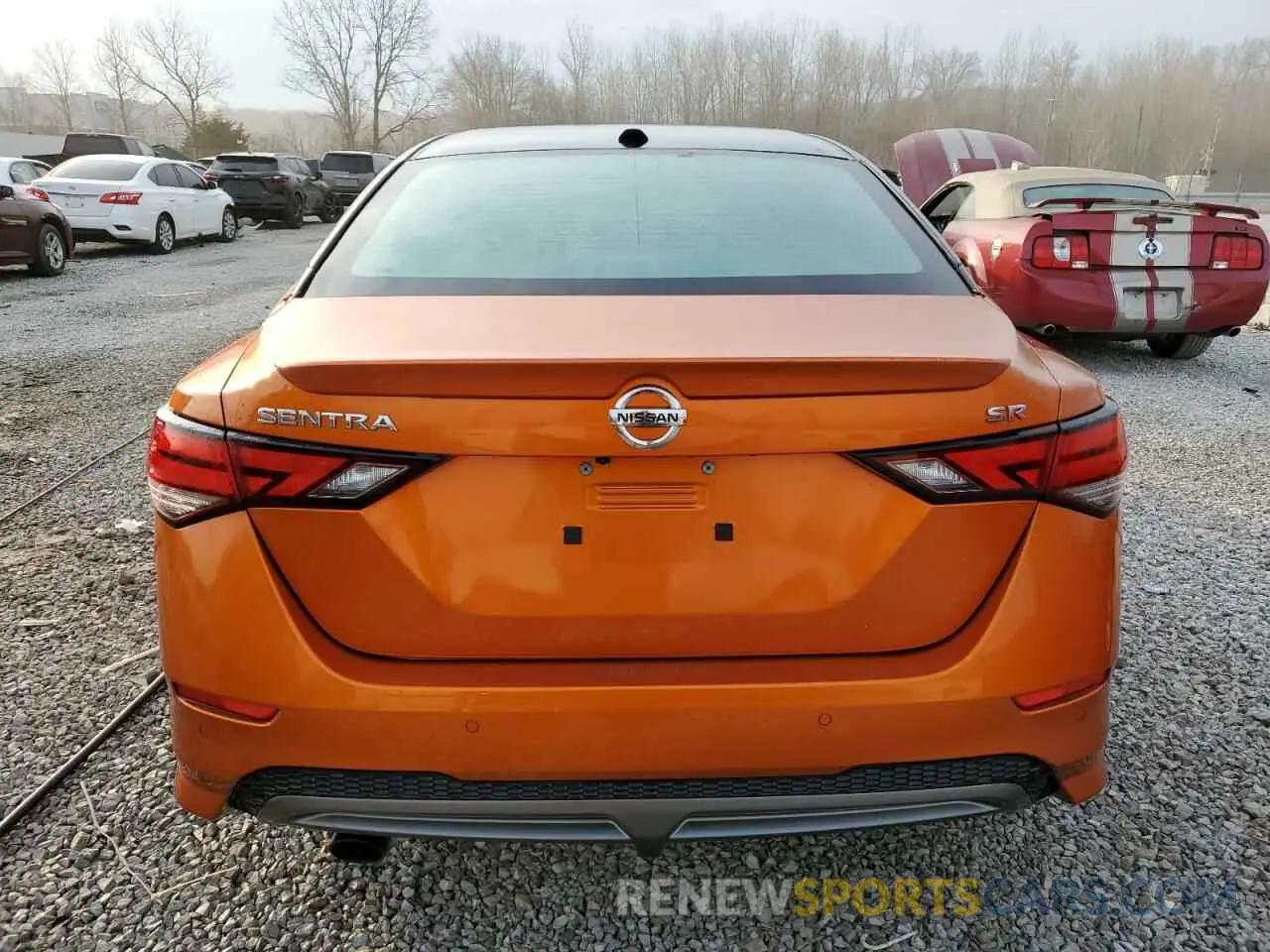 6 fotografías del automóvil dañado 3N1AB8DV5NY264172 NISSAN SENTRA 2022