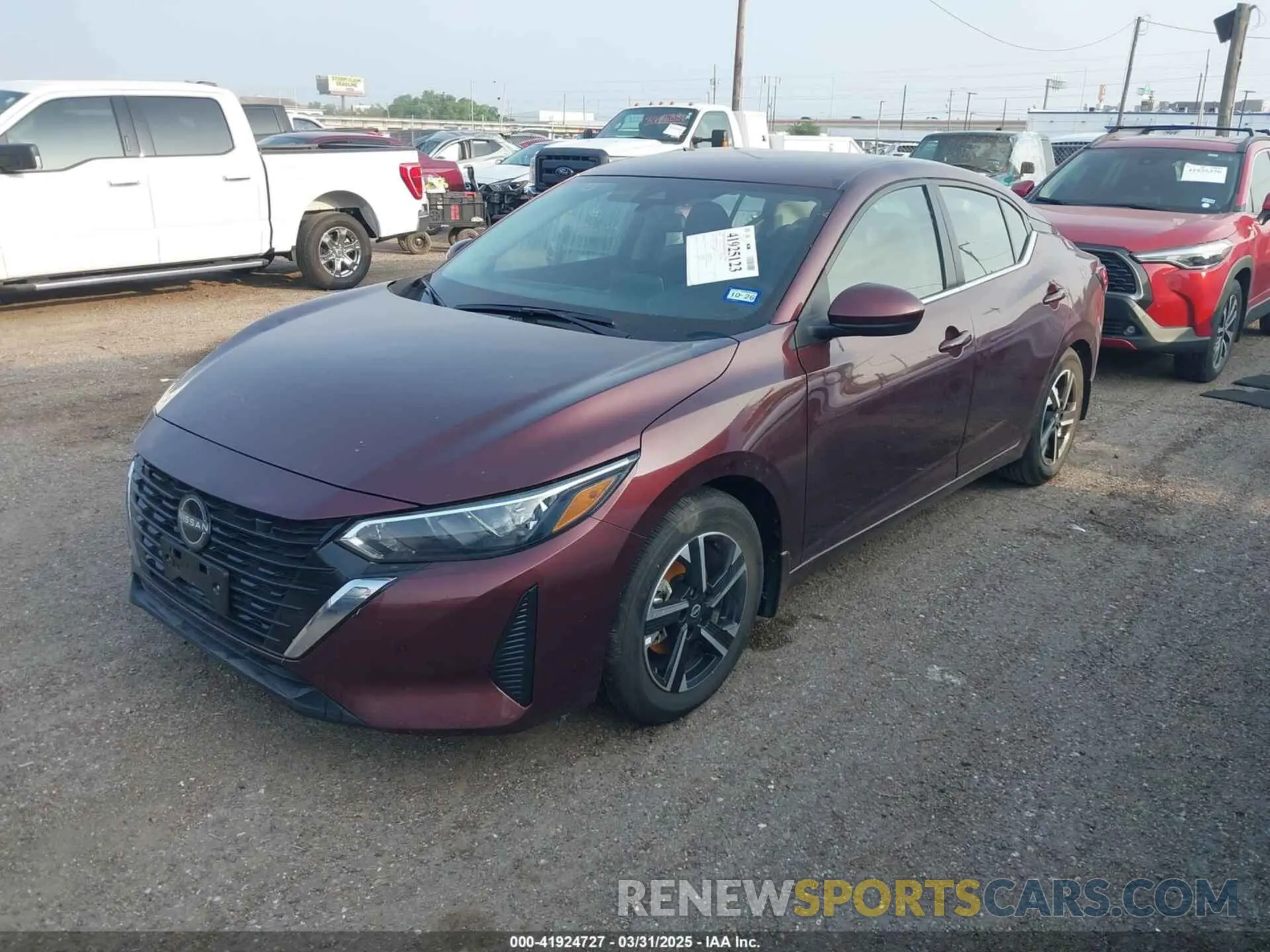 2 fotografías del automóvil dañado 3N1AB8DV5NY311006 NISSAN SENTRA 2022