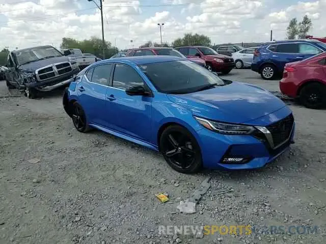 11 fotografías del automóvil dañado 3N1AB8DV6NY321608 NISSAN SENTRA 2022