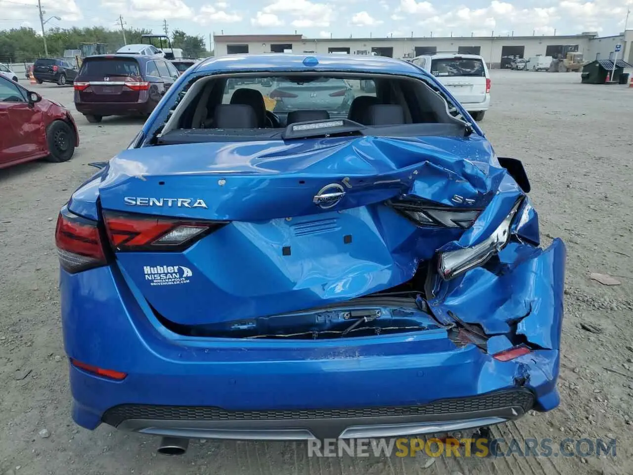6 fotografías del automóvil dañado 3N1AB8DV6NY321608 NISSAN SENTRA 2022