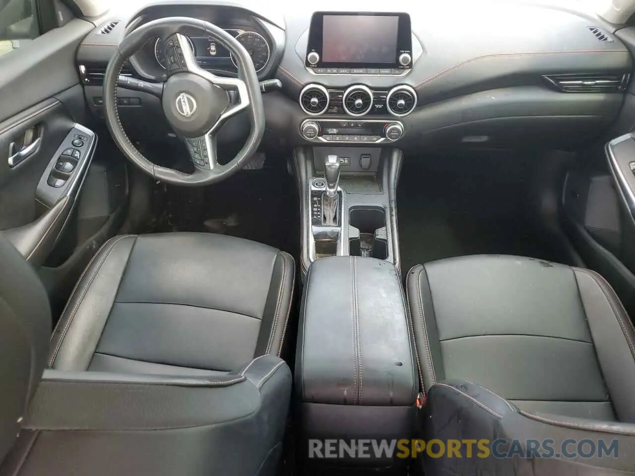 8 fotografías del automóvil dañado 3N1AB8DV6NY321608 NISSAN SENTRA 2022