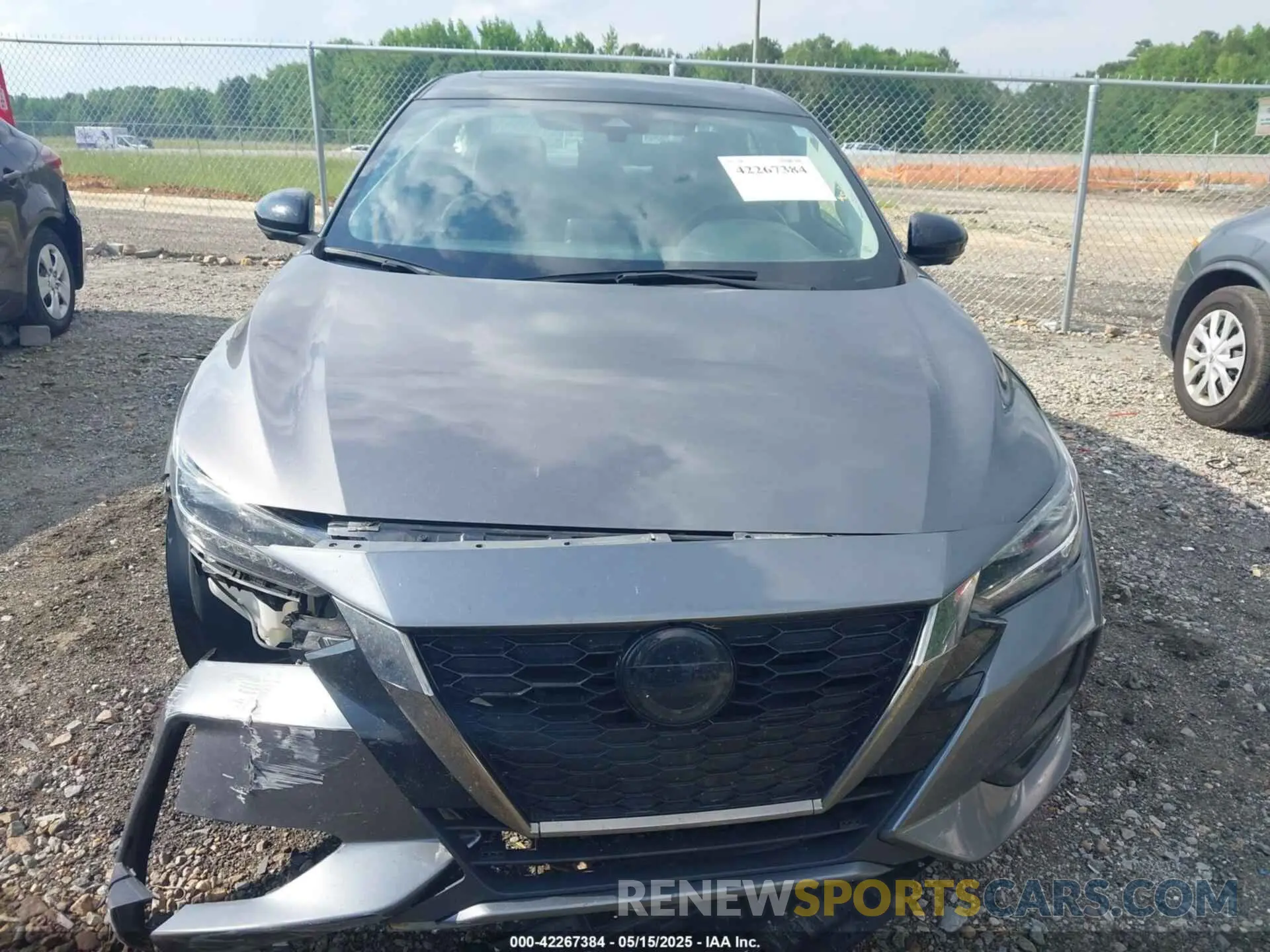 12 fotografías del automóvil dañado 3N1AB8DV7NY224417 NISSAN SENTRA 2022