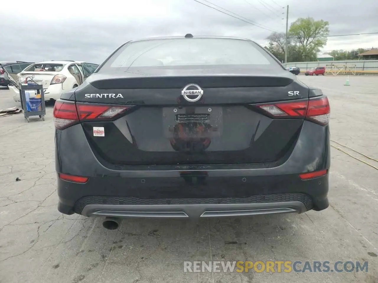 6 fotografías del automóvil dañado 3N1AB8DV7NY315395 NISSAN SENTRA 2022
