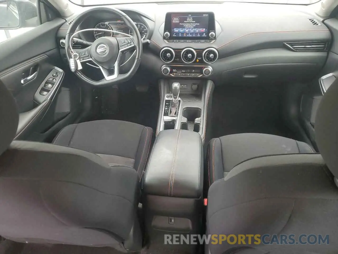 8 fotografías del automóvil dañado 3N1AB8DV7NY315395 NISSAN SENTRA 2022