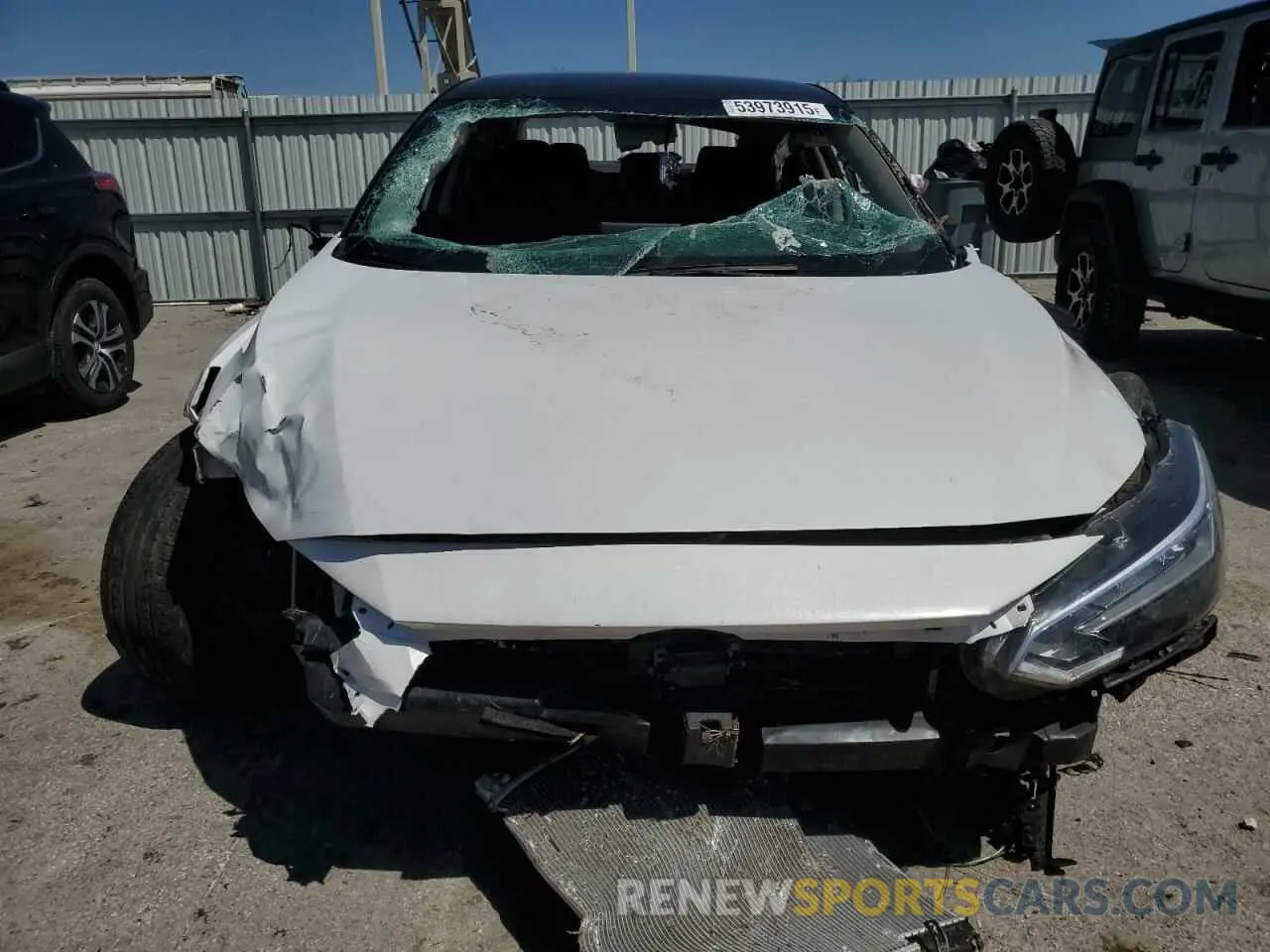5 fotografías del automóvil dañado 3N1AB8DV7NY319088 NISSAN SENTRA 2022