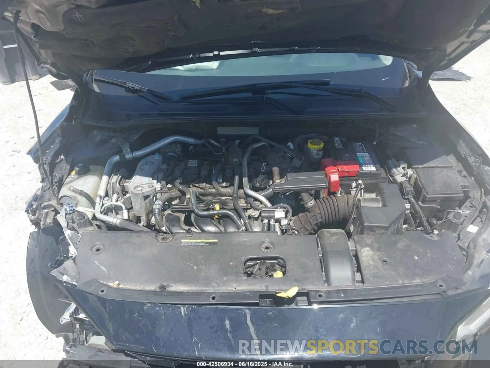 10 fotografías del automóvil dañado 3N1AB8DV8NY209196 NISSAN SENTRA 2022