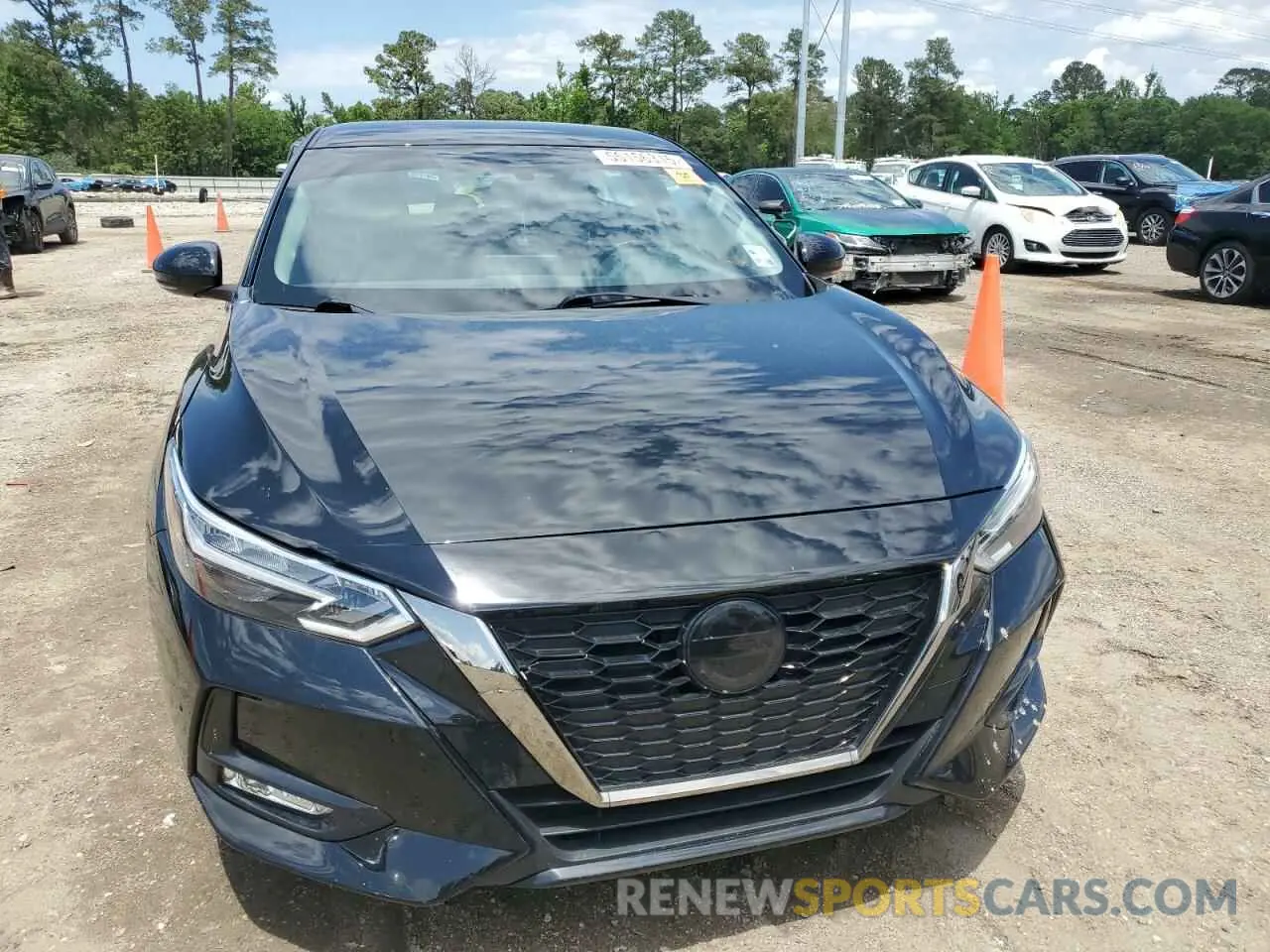 5 fotografías del automóvil dañado 3N1AB8DV8NY220750 NISSAN SENTRA 2022