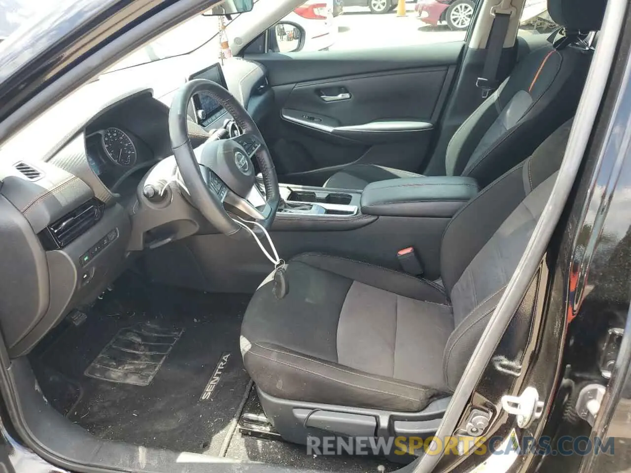 7 fotografías del automóvil dañado 3N1AB8DV8NY220750 NISSAN SENTRA 2022
