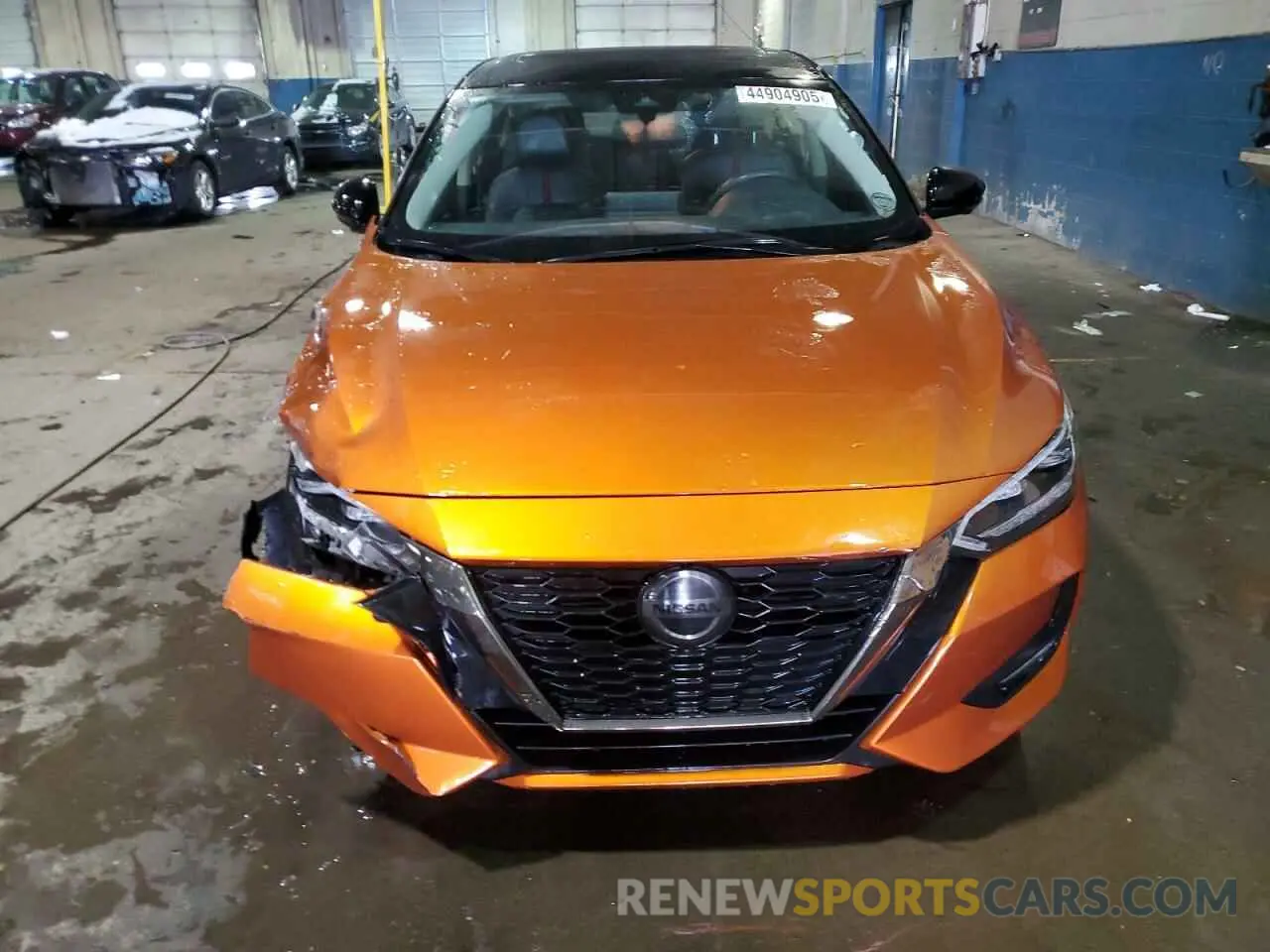 5 fotografías del automóvil dañado 3N1AB8DV8NY231537 NISSAN SENTRA 2022