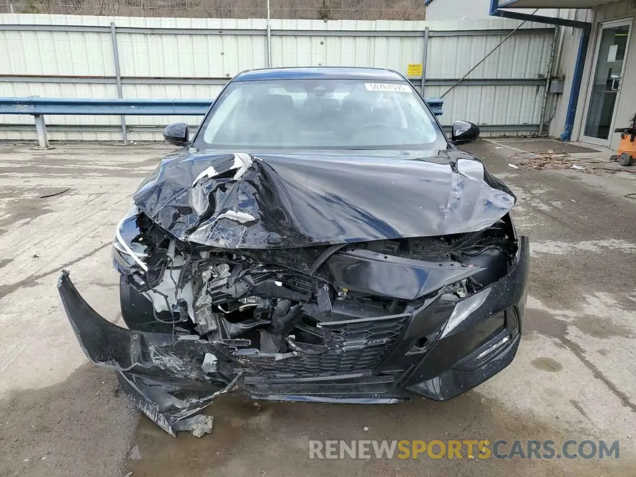 5 fotografías del automóvil dañado 3N1AB8DV8NY283296 NISSAN SENTRA 2022