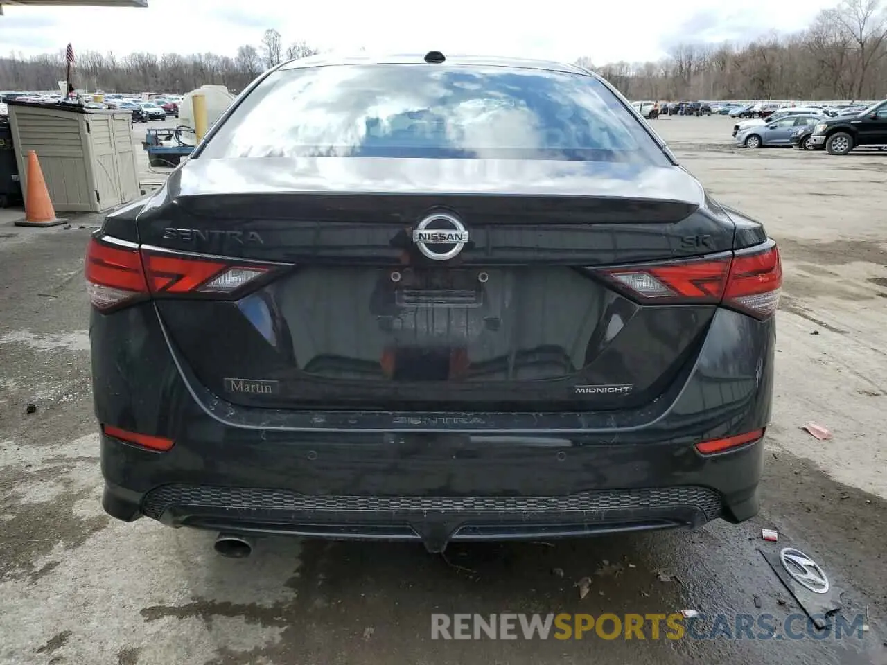 6 fotografías del automóvil dañado 3N1AB8DV8NY283296 NISSAN SENTRA 2022