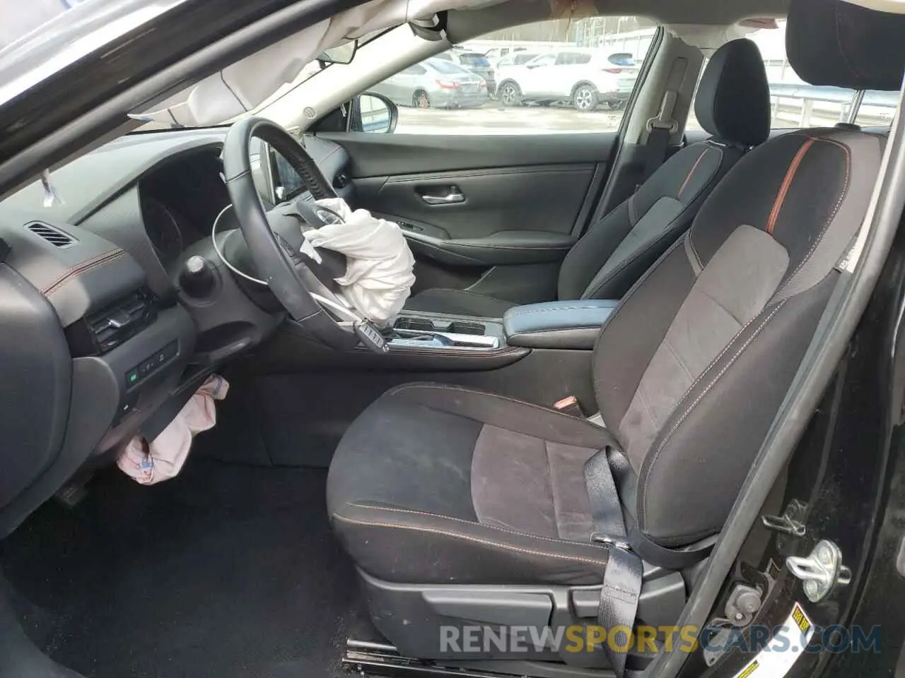 7 fotografías del automóvil dañado 3N1AB8DV8NY283296 NISSAN SENTRA 2022