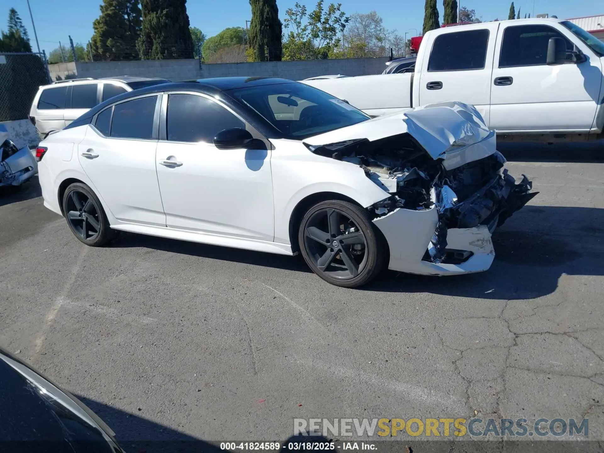 12 fotografías del automóvil dañado 3N1AB8DV8NY287476 NISSAN SENTRA 2022