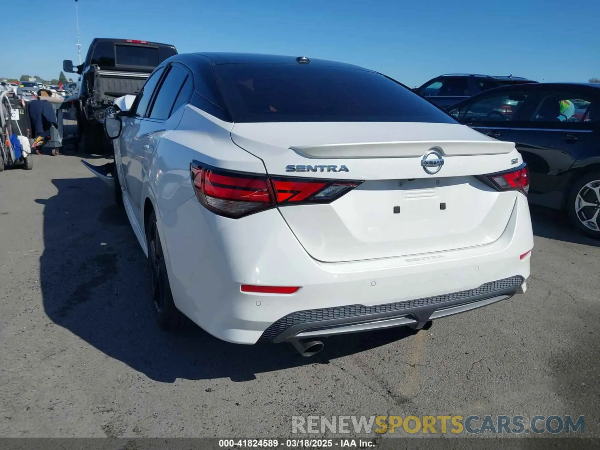 3 fotografías del automóvil dañado 3N1AB8DV8NY287476 NISSAN SENTRA 2022