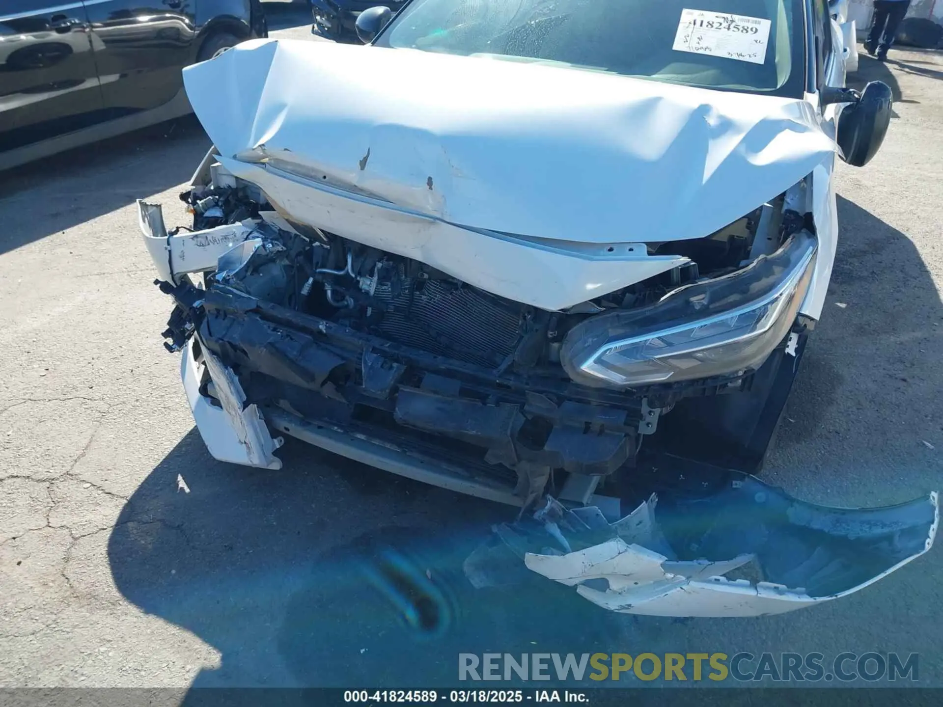6 fotografías del automóvil dañado 3N1AB8DV8NY287476 NISSAN SENTRA 2022