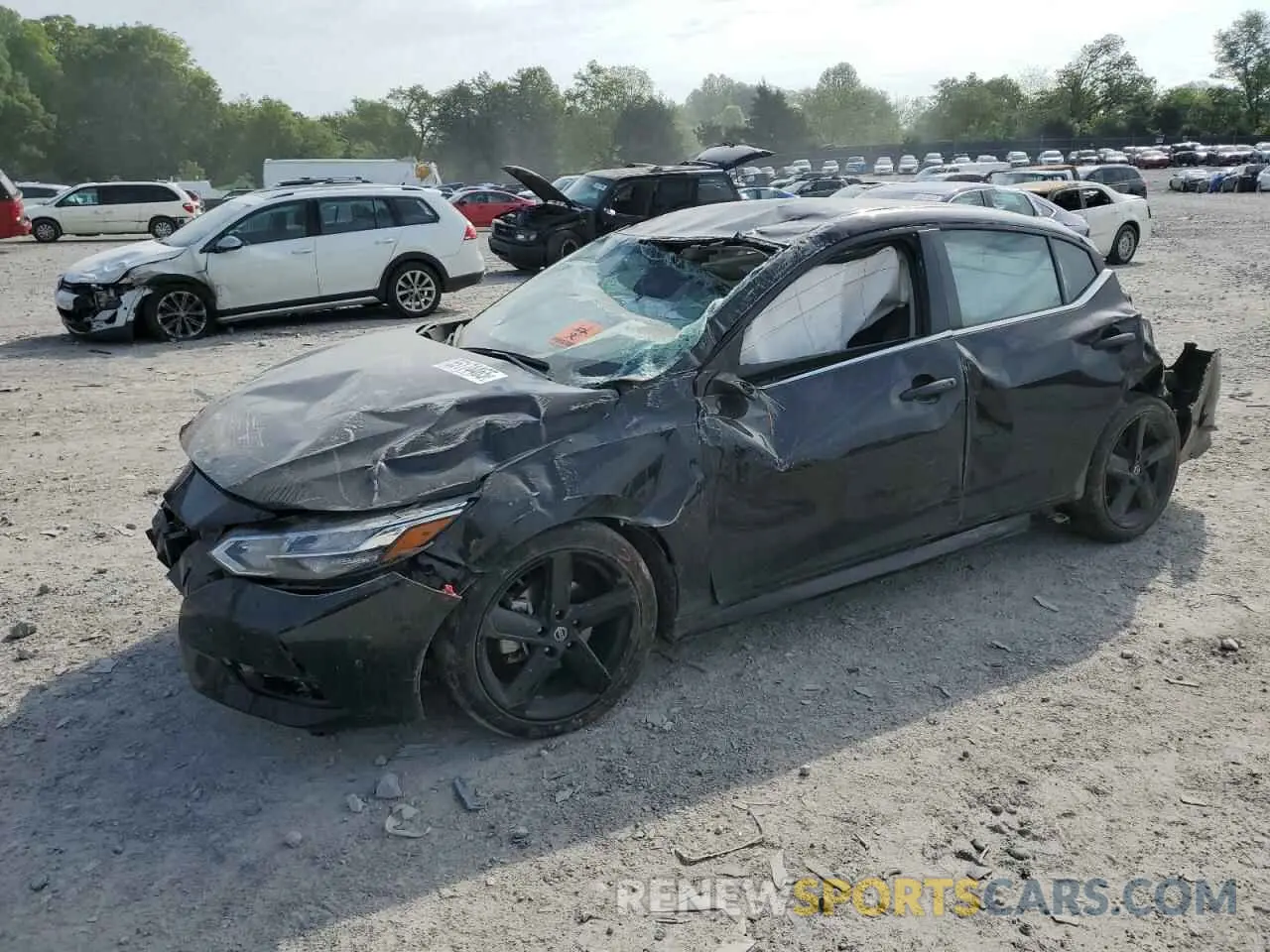 1 fotografías del automóvil dañado 3N1AB8DV8NY303692 NISSAN SENTRA 2022