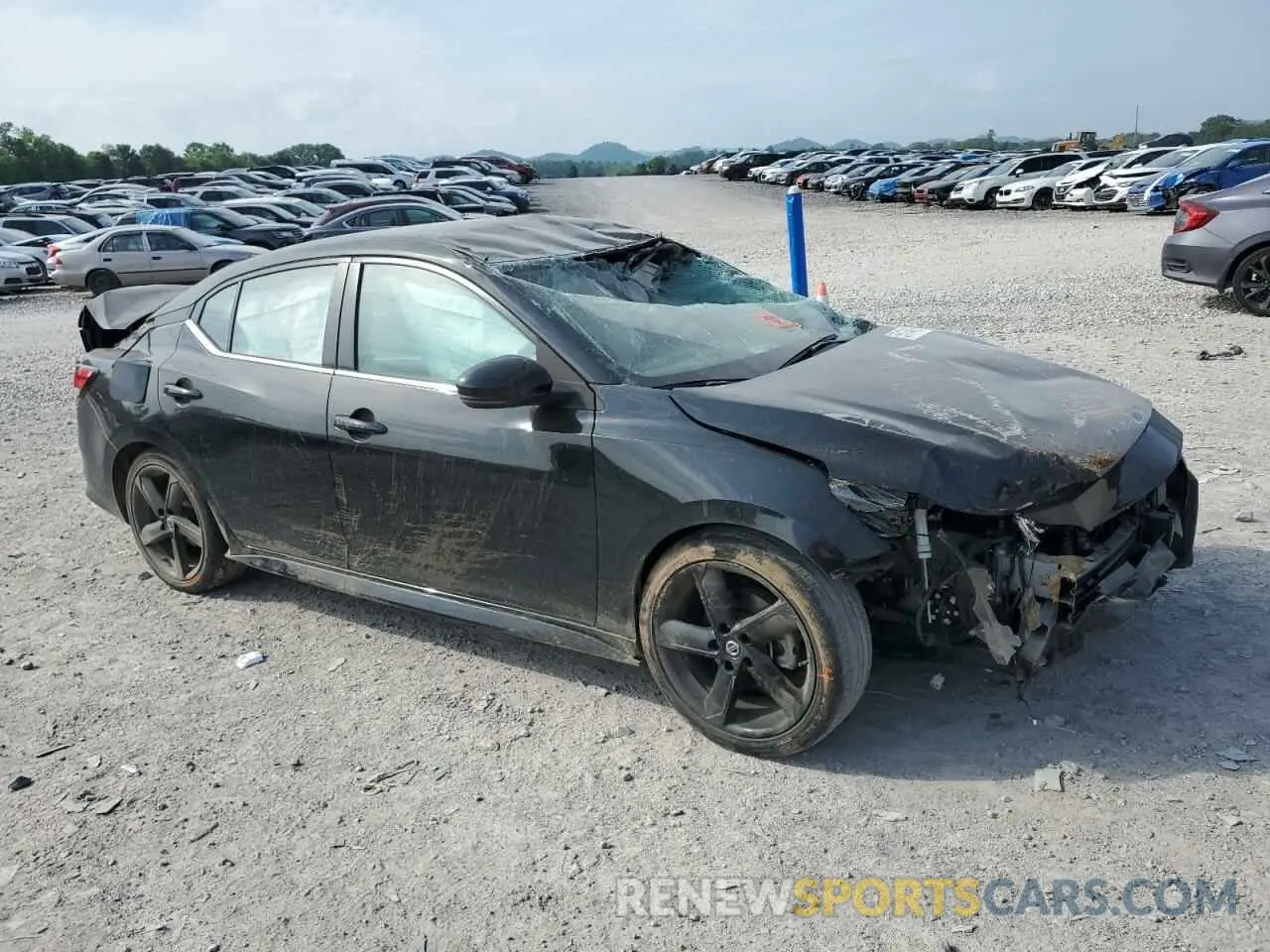 4 fotografías del automóvil dañado 3N1AB8DV8NY303692 NISSAN SENTRA 2022