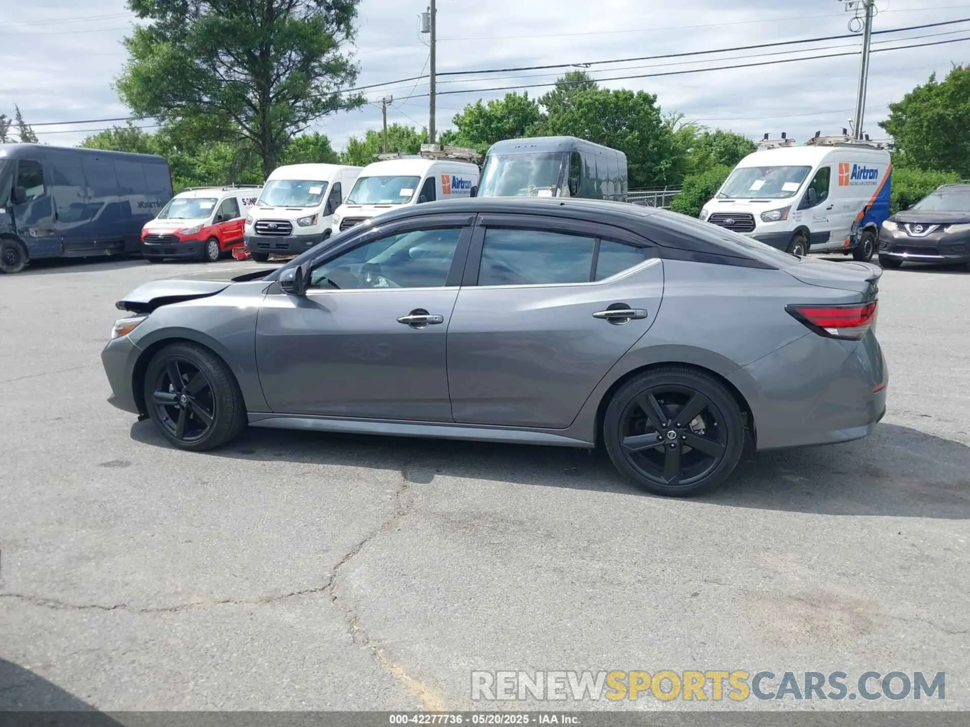 14 fotografías del automóvil dañado 3N1AB8DV8NY310965 NISSAN SENTRA 2022