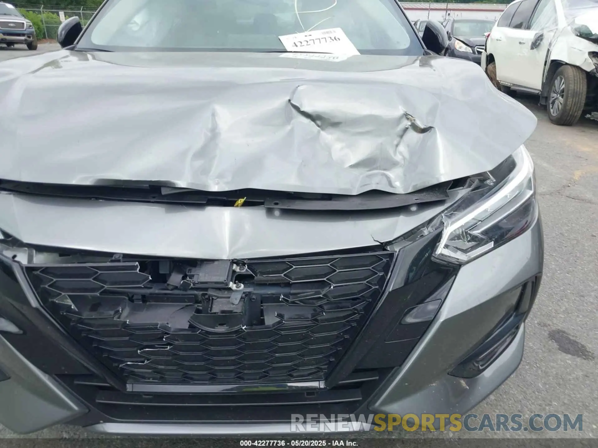 6 fotografías del automóvil dañado 3N1AB8DV8NY310965 NISSAN SENTRA 2022