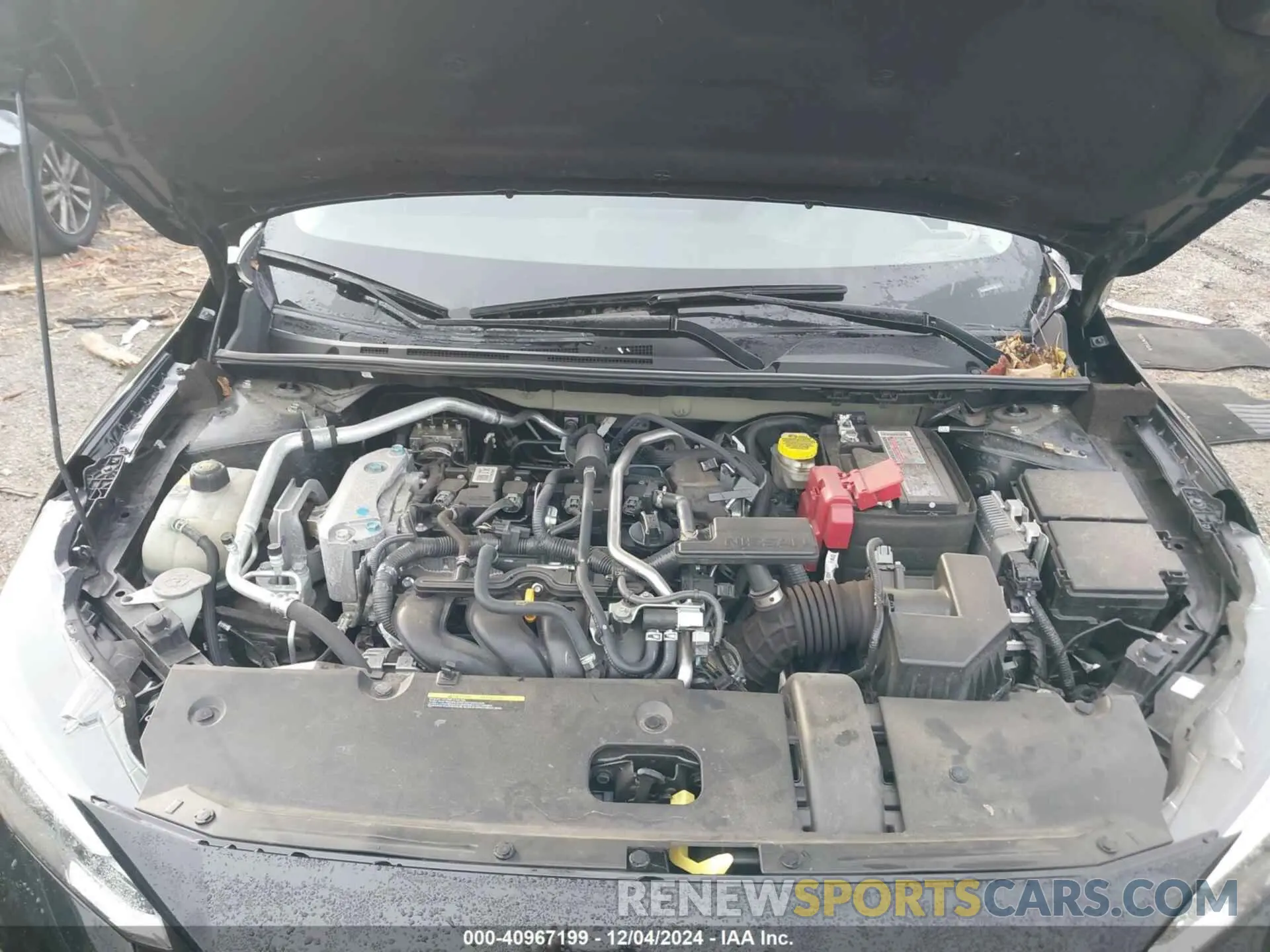 10 fotografías del automóvil dañado 3N1AB8DV9NY291164 NISSAN SENTRA 2022