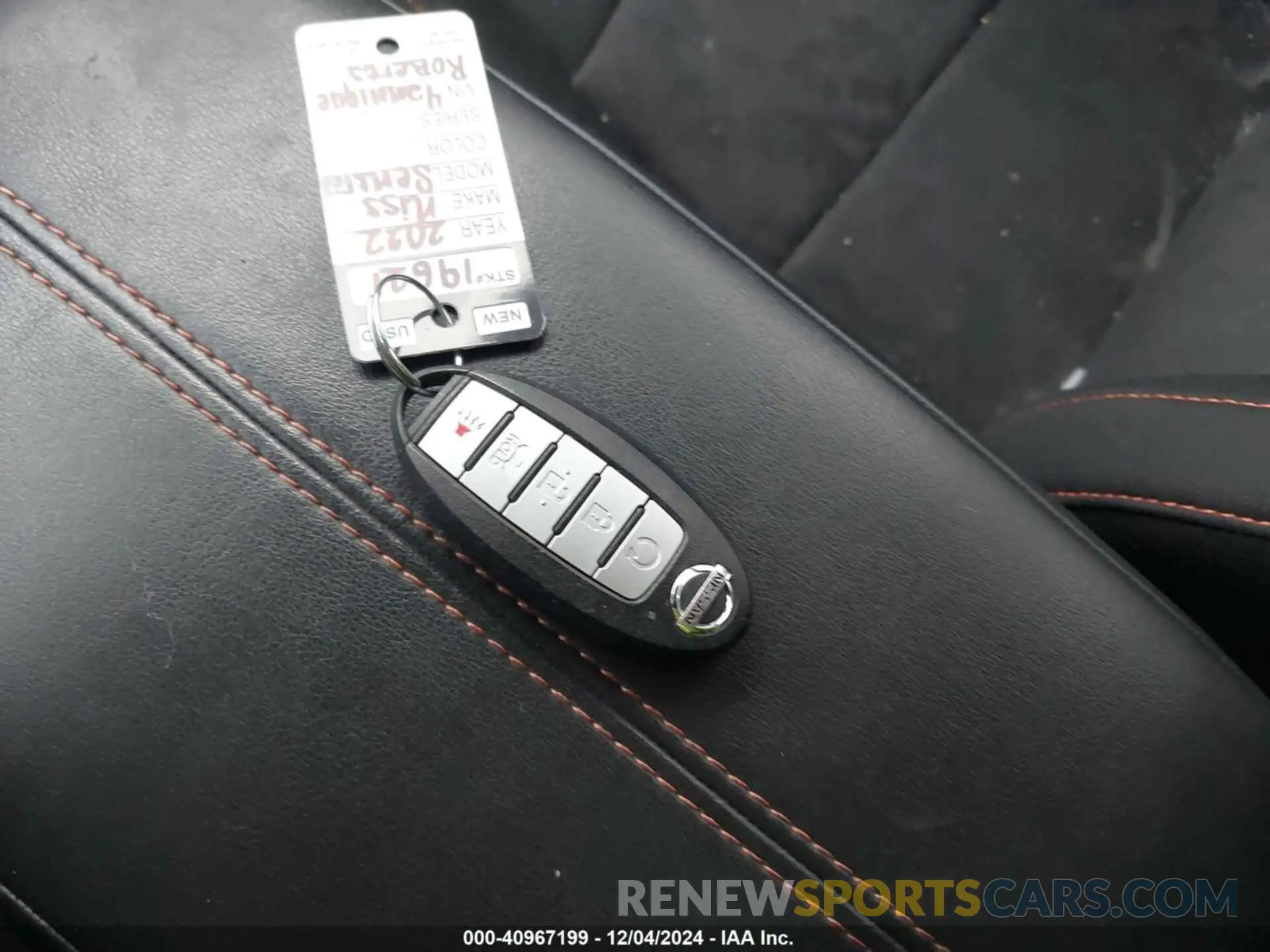 11 fotografías del automóvil dañado 3N1AB8DV9NY291164 NISSAN SENTRA 2022