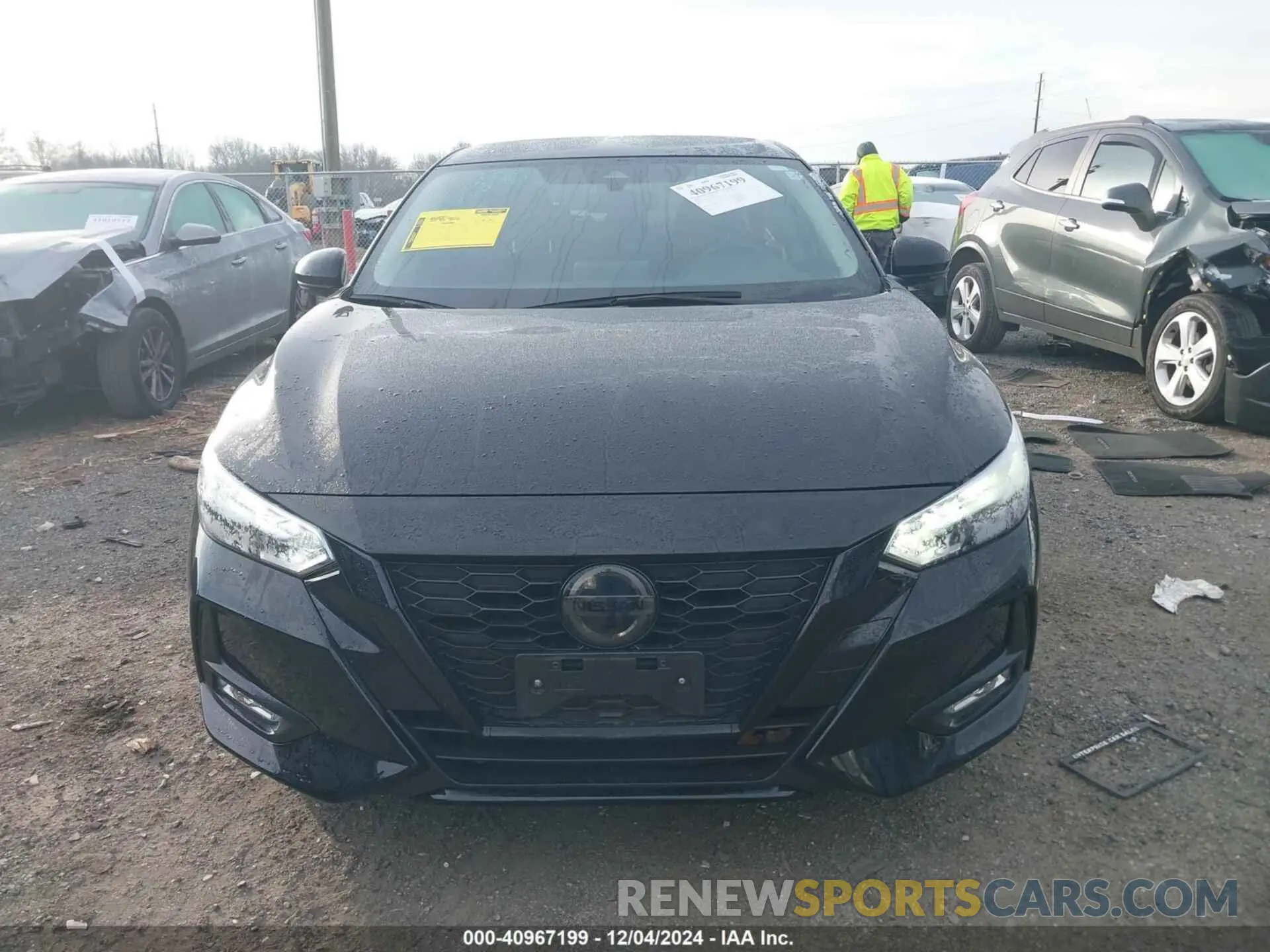 12 fotografías del automóvil dañado 3N1AB8DV9NY291164 NISSAN SENTRA 2022