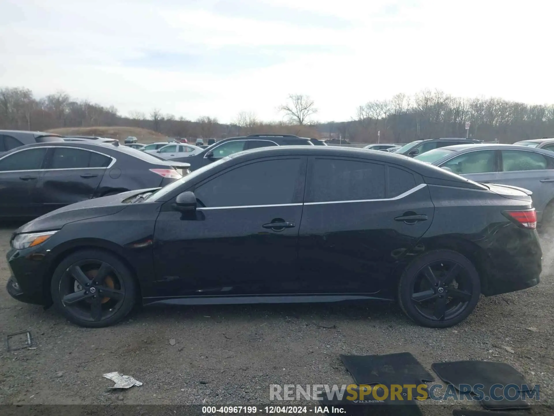 14 fotografías del automóvil dañado 3N1AB8DV9NY291164 NISSAN SENTRA 2022