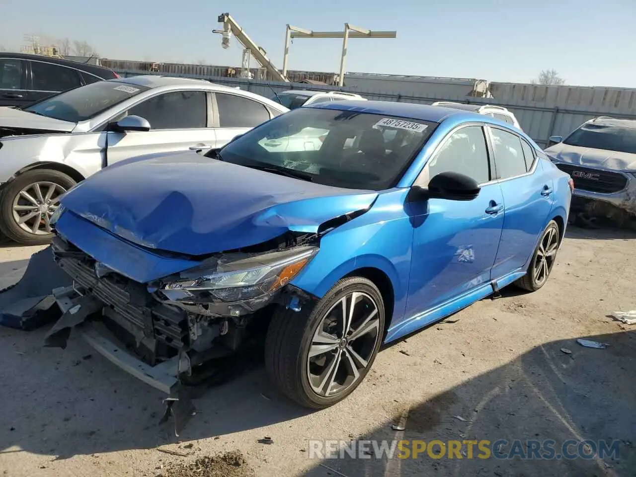 1 fotografías del automóvil dañado 3N1AB8DV9NY317150 NISSAN SENTRA 2022