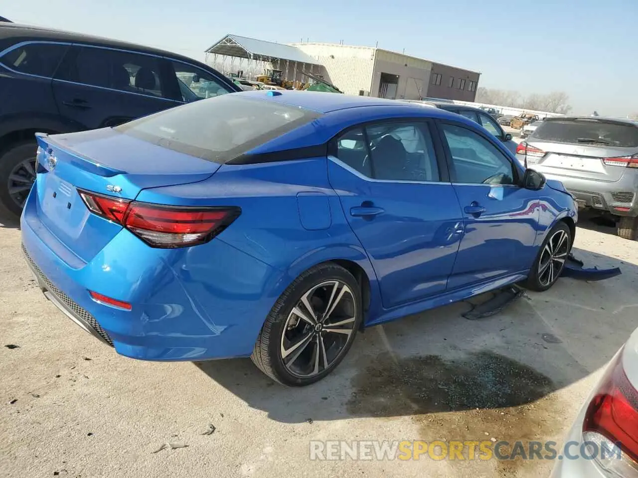 3 fotografías del automóvil dañado 3N1AB8DV9NY317150 NISSAN SENTRA 2022
