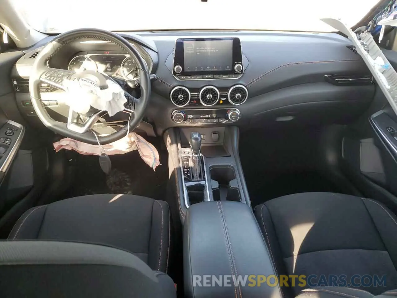 8 fotografías del automóvil dañado 3N1AB8DV9NY317150 NISSAN SENTRA 2022