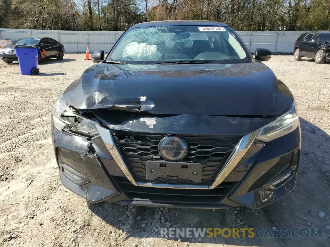 5 fotografías del automóvil dañado 3N1AB8DV9NY319397 NISSAN SENTRA 2022