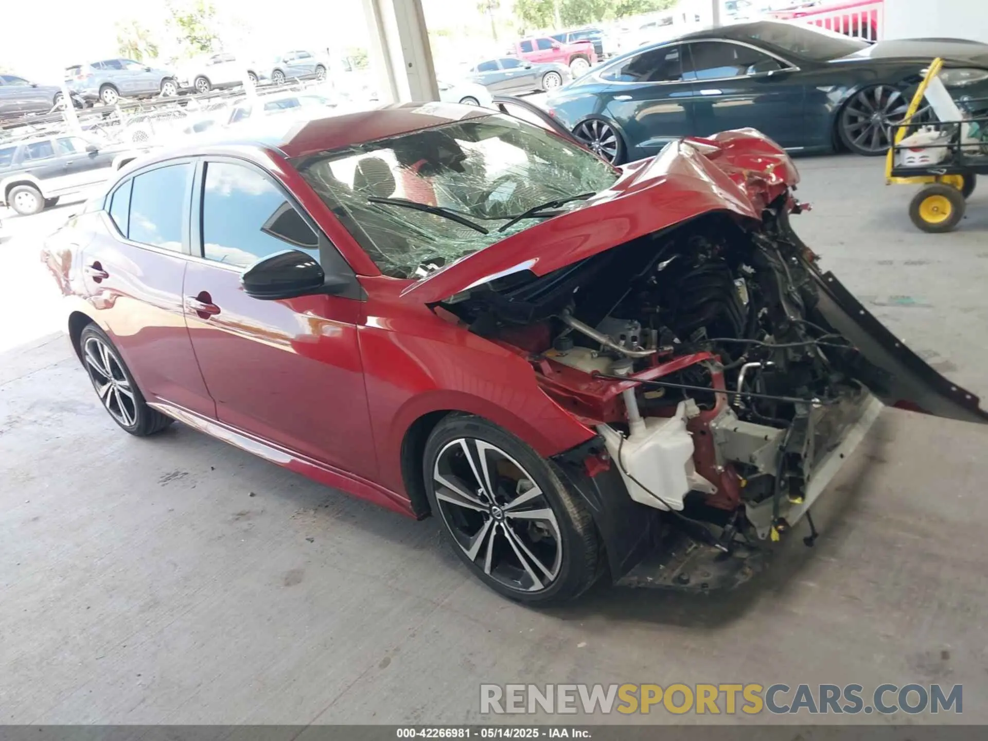1 fotografías del automóvil dañado 3N1AB8DVXNY213833 NISSAN SENTRA 2022