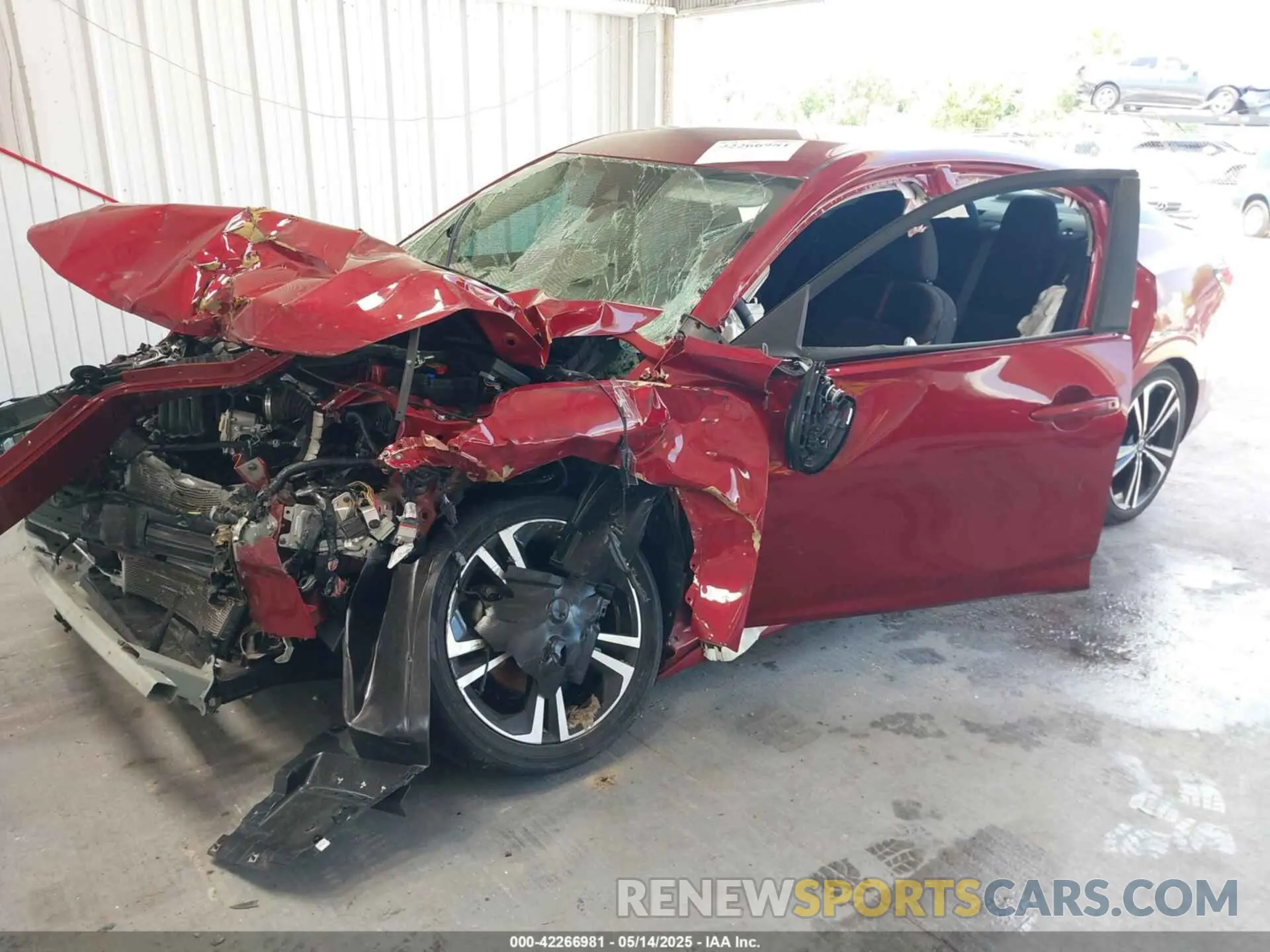 2 fotografías del automóvil dañado 3N1AB8DVXNY213833 NISSAN SENTRA 2022