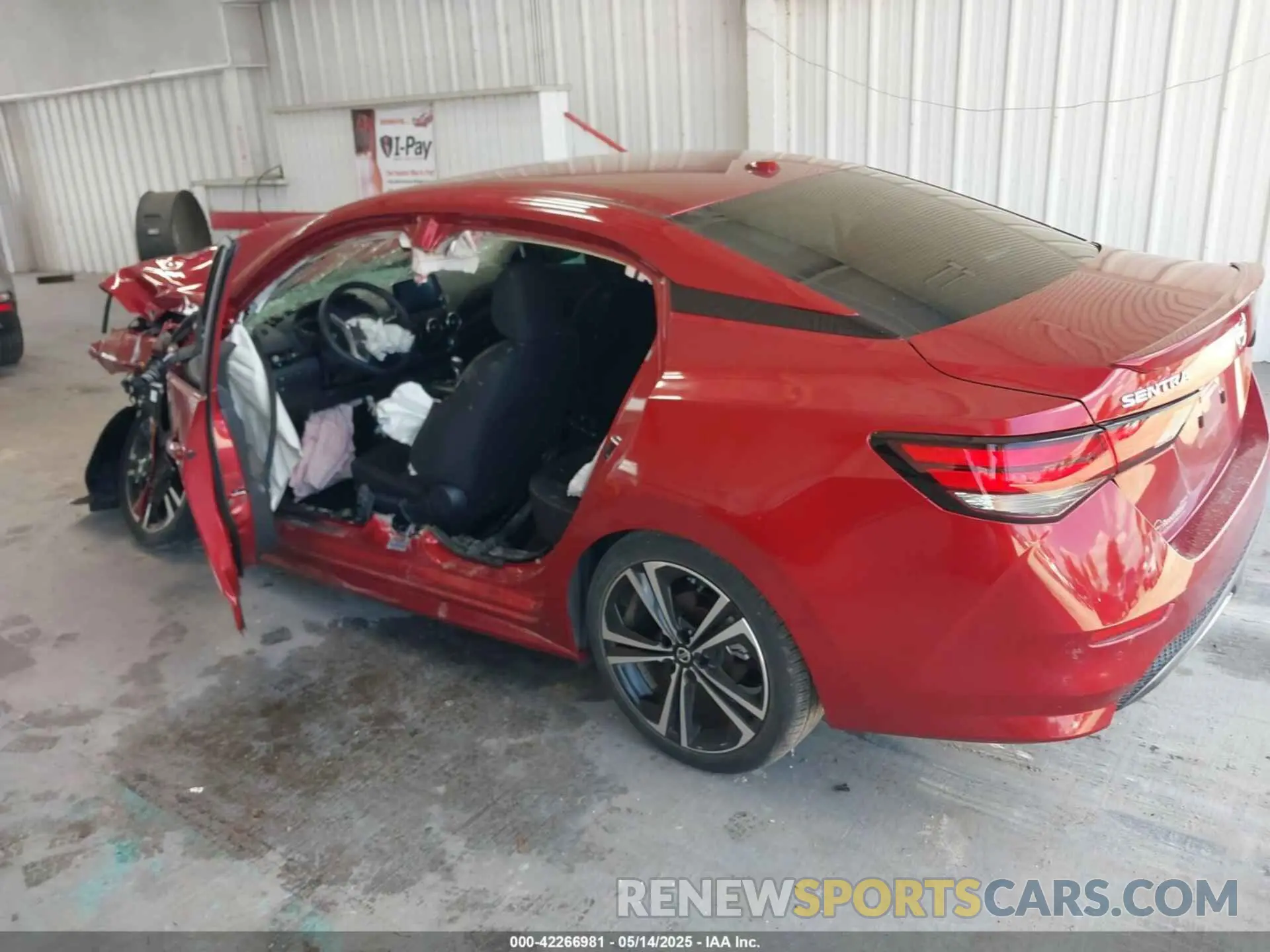 3 fotografías del automóvil dañado 3N1AB8DVXNY213833 NISSAN SENTRA 2022