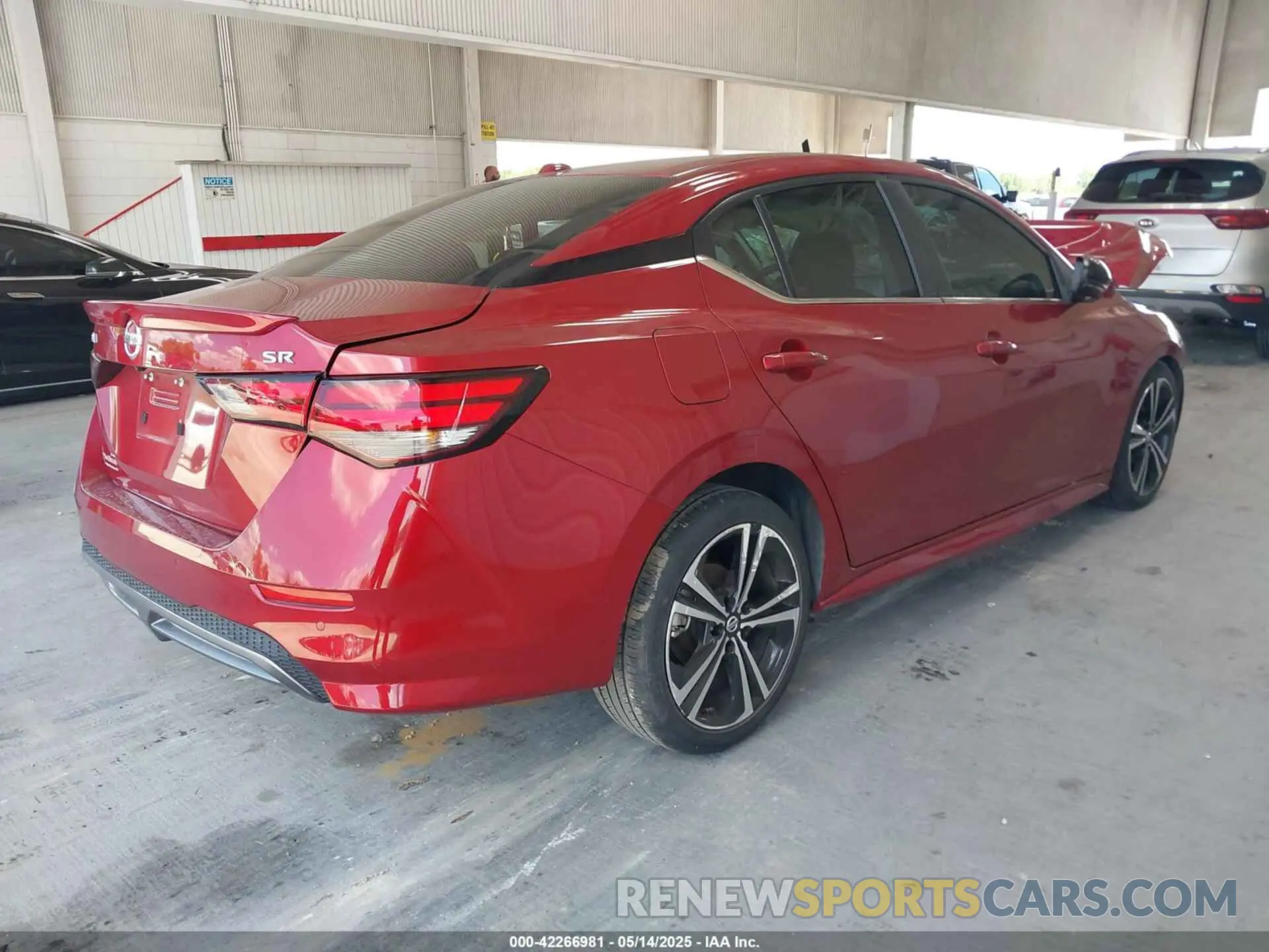 4 fotografías del automóvil dañado 3N1AB8DVXNY213833 NISSAN SENTRA 2022