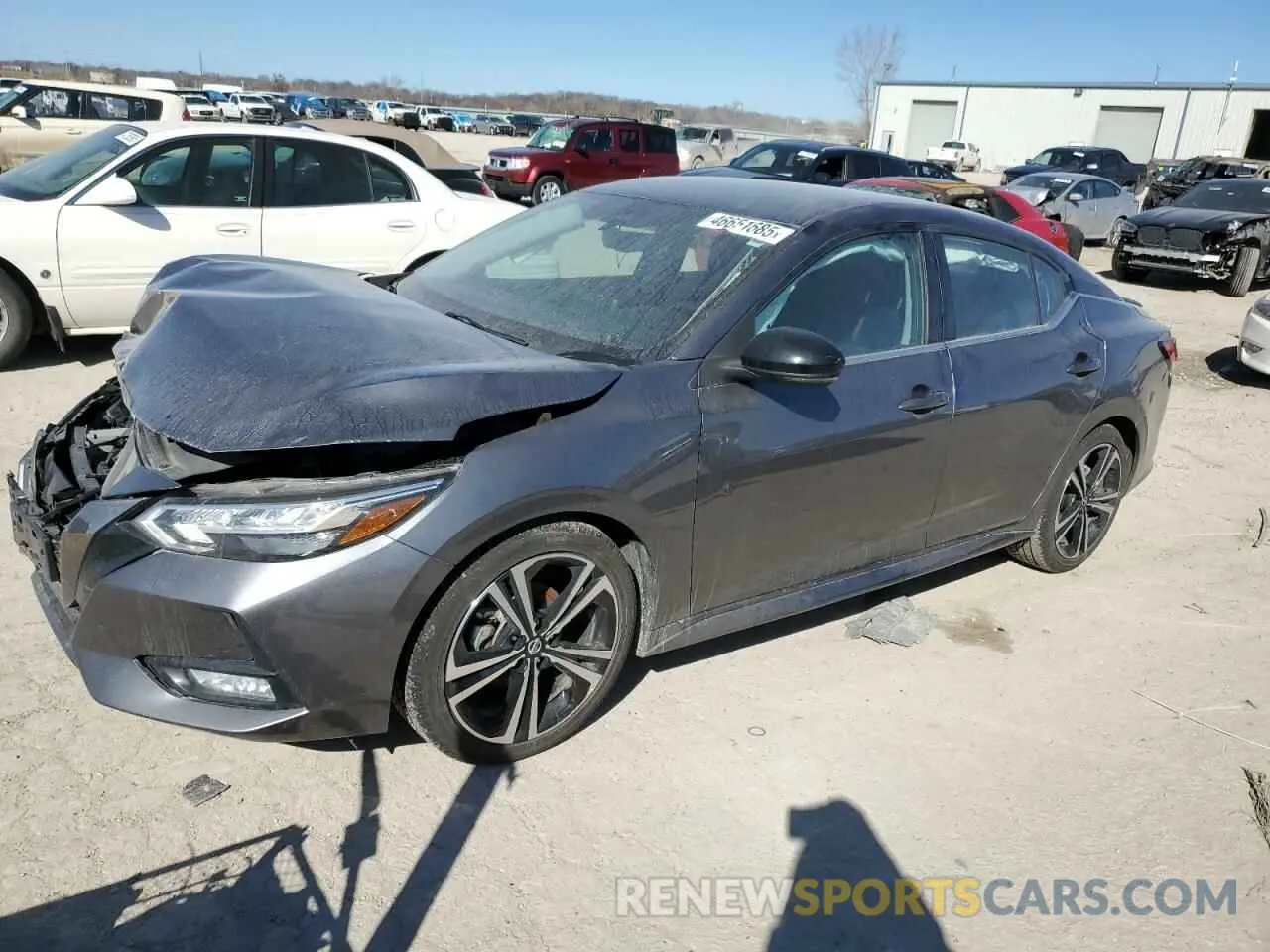 1 fotografías del automóvil dañado 3N1AB8DVXNY287785 NISSAN SENTRA 2022