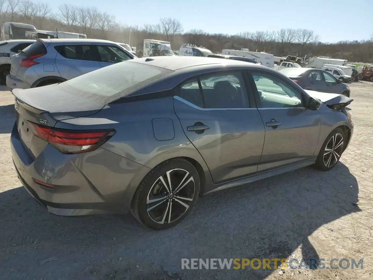 3 fotografías del automóvil dañado 3N1AB8DVXNY287785 NISSAN SENTRA 2022