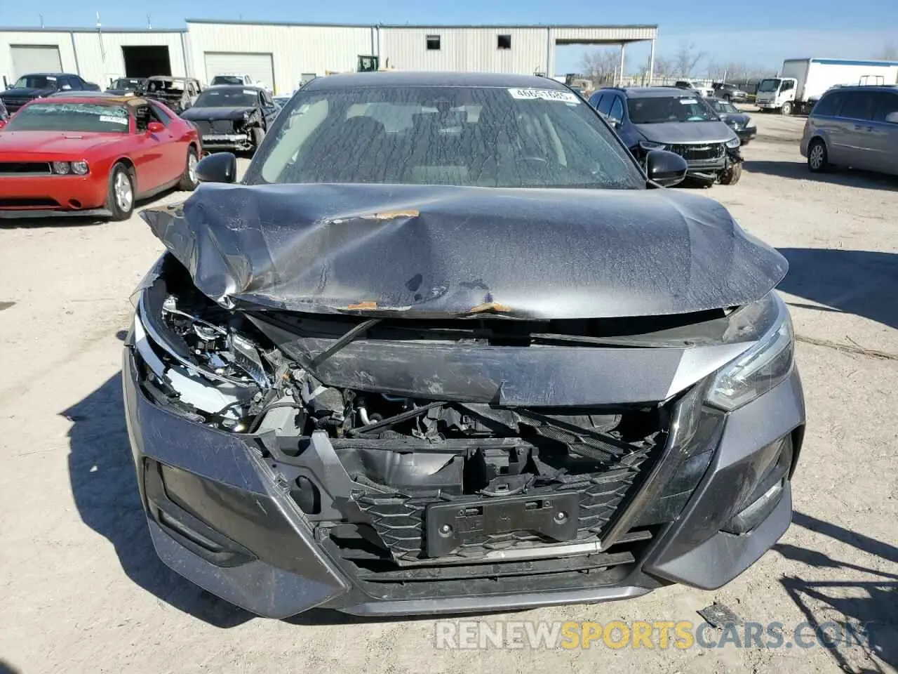 5 fotografías del automóvil dañado 3N1AB8DVXNY287785 NISSAN SENTRA 2022
