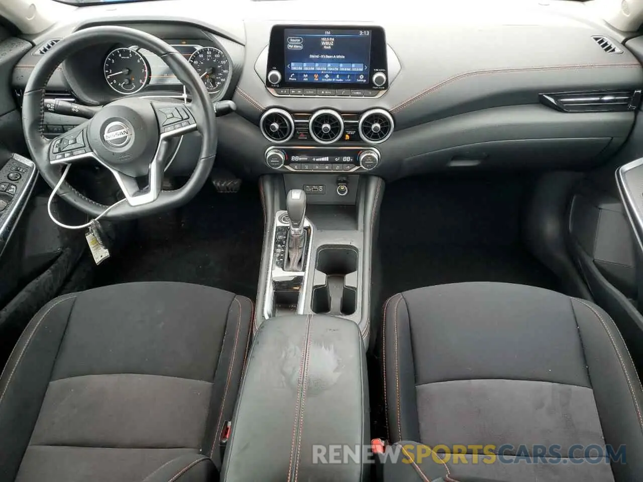8 fotografías del automóvil dañado 3N1AB8DVXNY304424 NISSAN SENTRA 2022