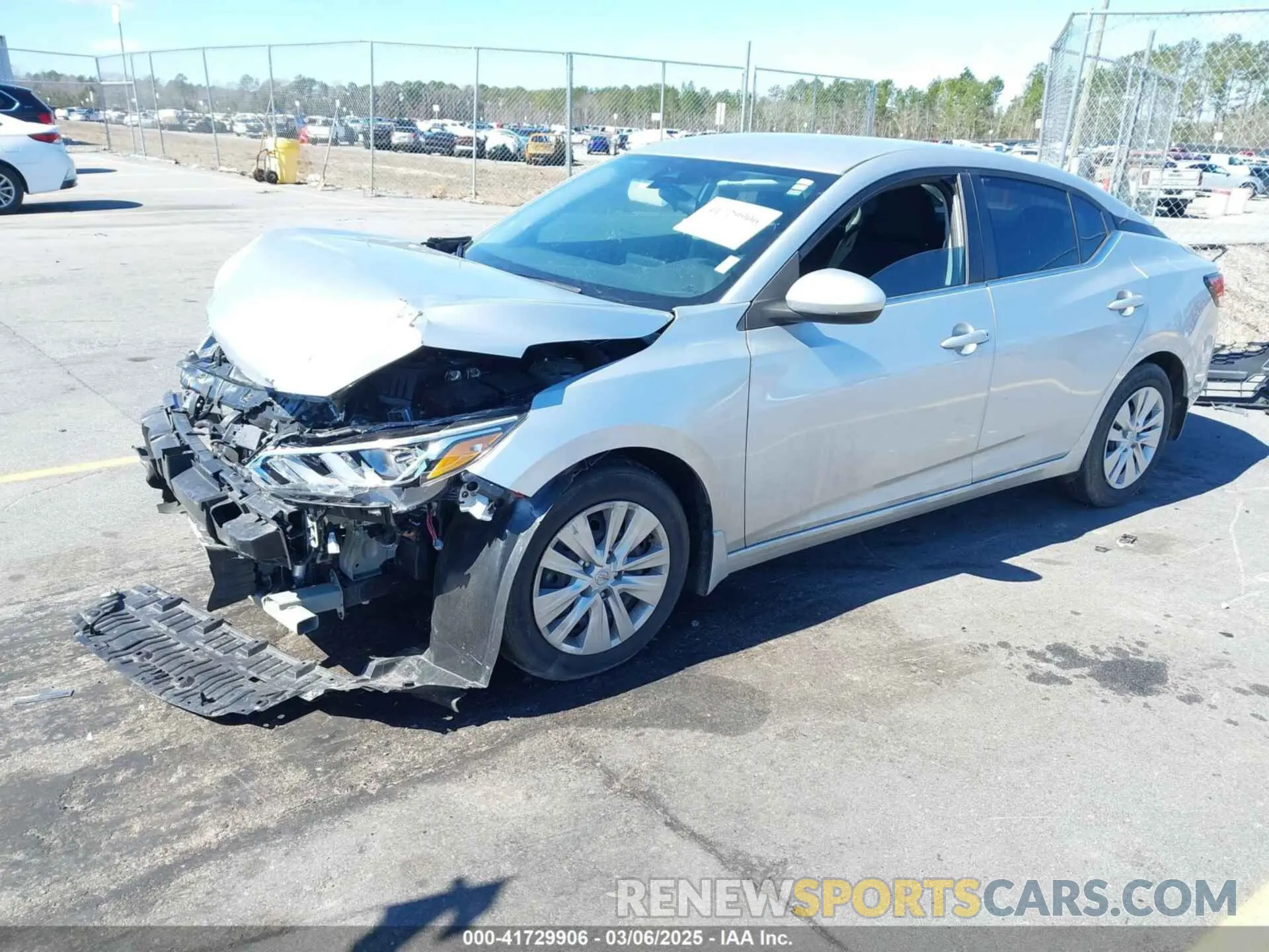 2 fotografías del automóvil dañado 3N1AB8BV0PY273691 NISSAN SENTRA 2023