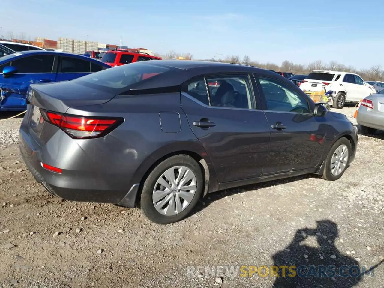 3 fotografías del automóvil dañado 3N1AB8BV2PY268993 NISSAN SENTRA 2023
