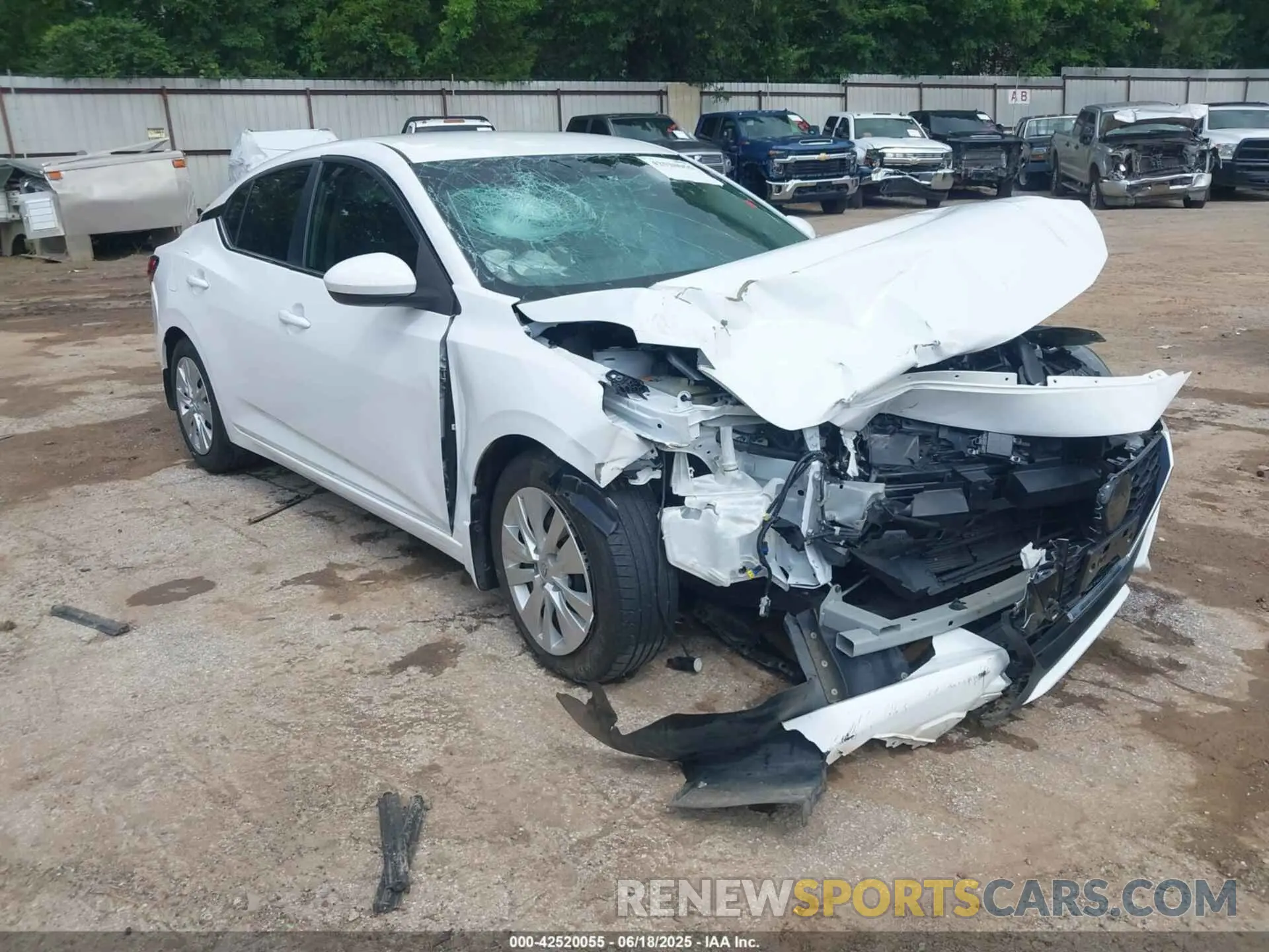1 fotografías del automóvil dañado 3N1AB8BV3PY226459 NISSAN SENTRA 2023