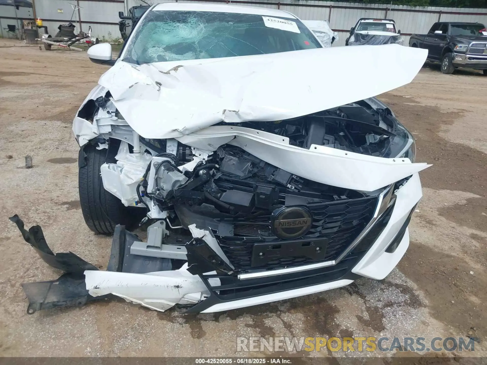 6 fotografías del automóvil dañado 3N1AB8BV3PY226459 NISSAN SENTRA 2023