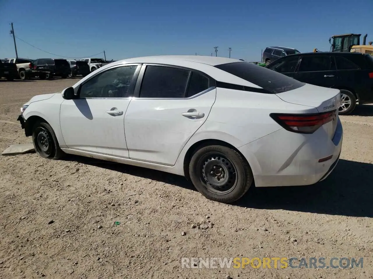 2 fotografías del automóvil dañado 3N1AB8BV3PY297029 NISSAN SENTRA 2023