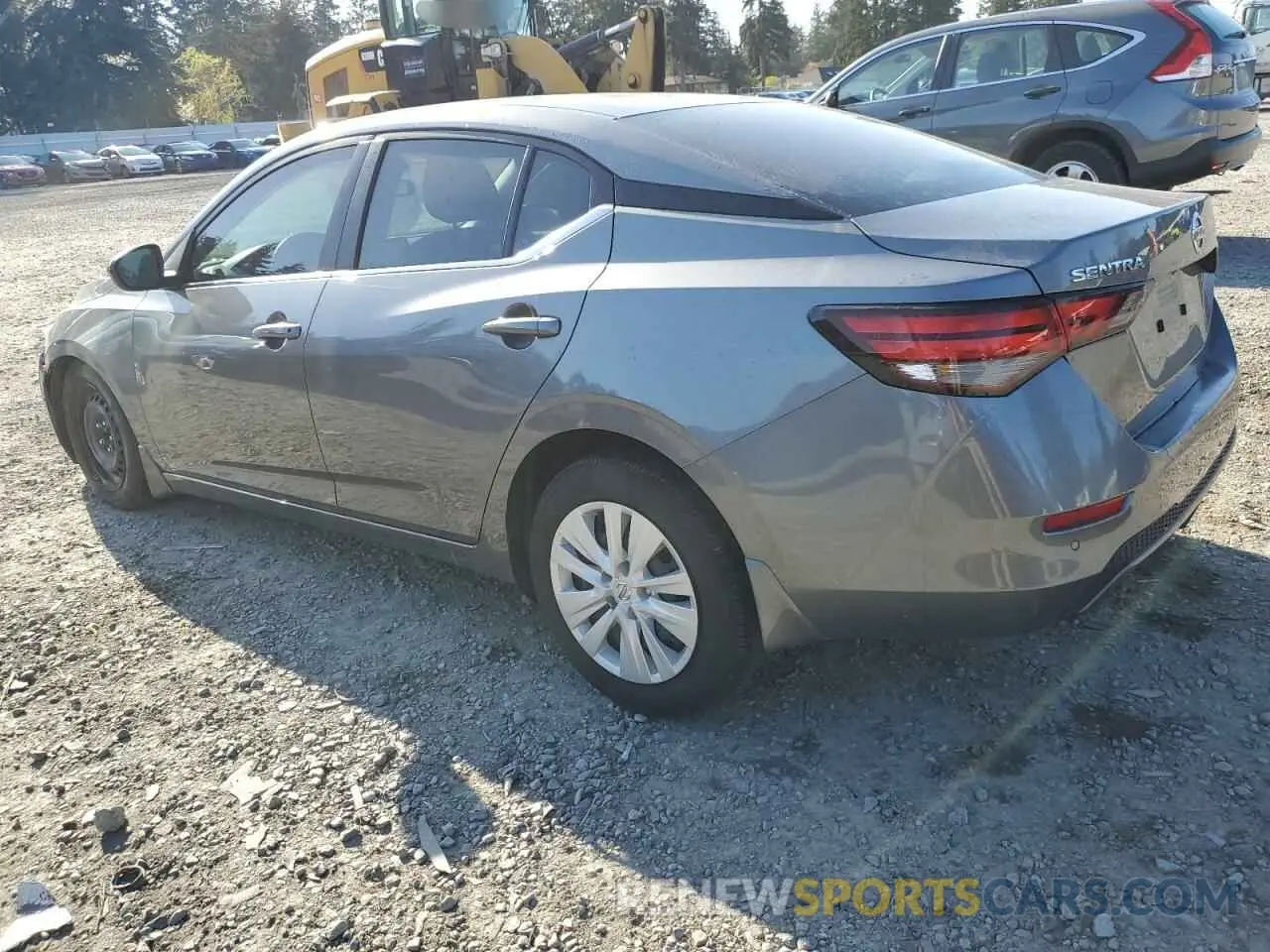 2 fotografías del automóvil dañado 3N1AB8BV6PY291564 NISSAN SENTRA 2023