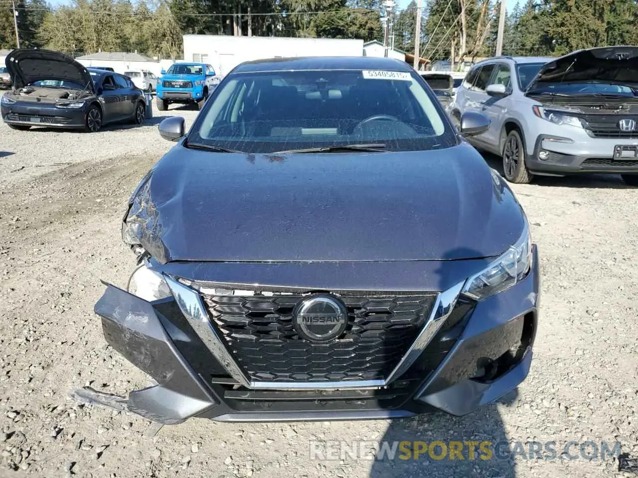 5 fotografías del automóvil dañado 3N1AB8BV6PY291564 NISSAN SENTRA 2023