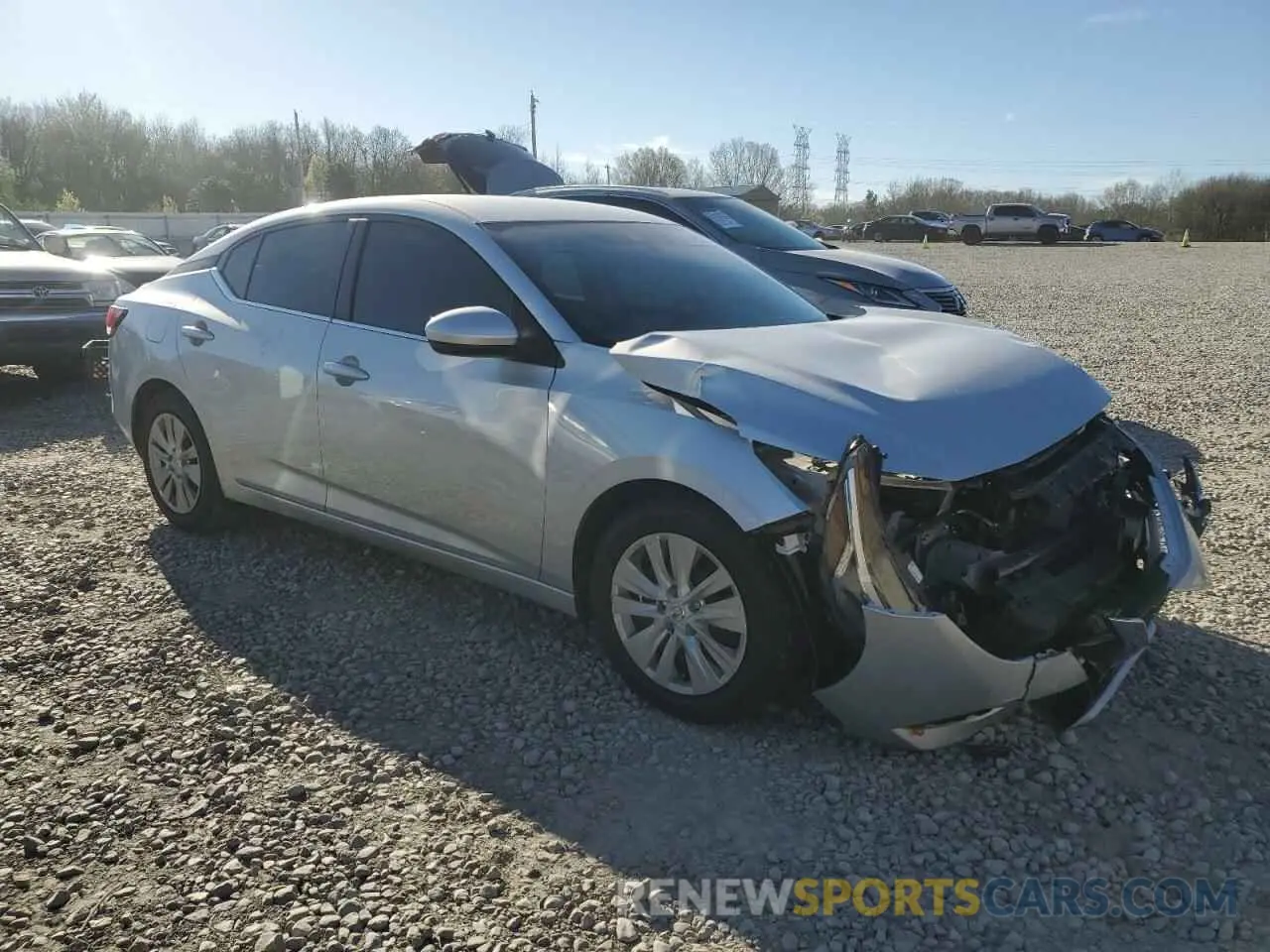 4 fotografías del automóvil dañado 3N1AB8BV6PY301719 NISSAN SENTRA 2023